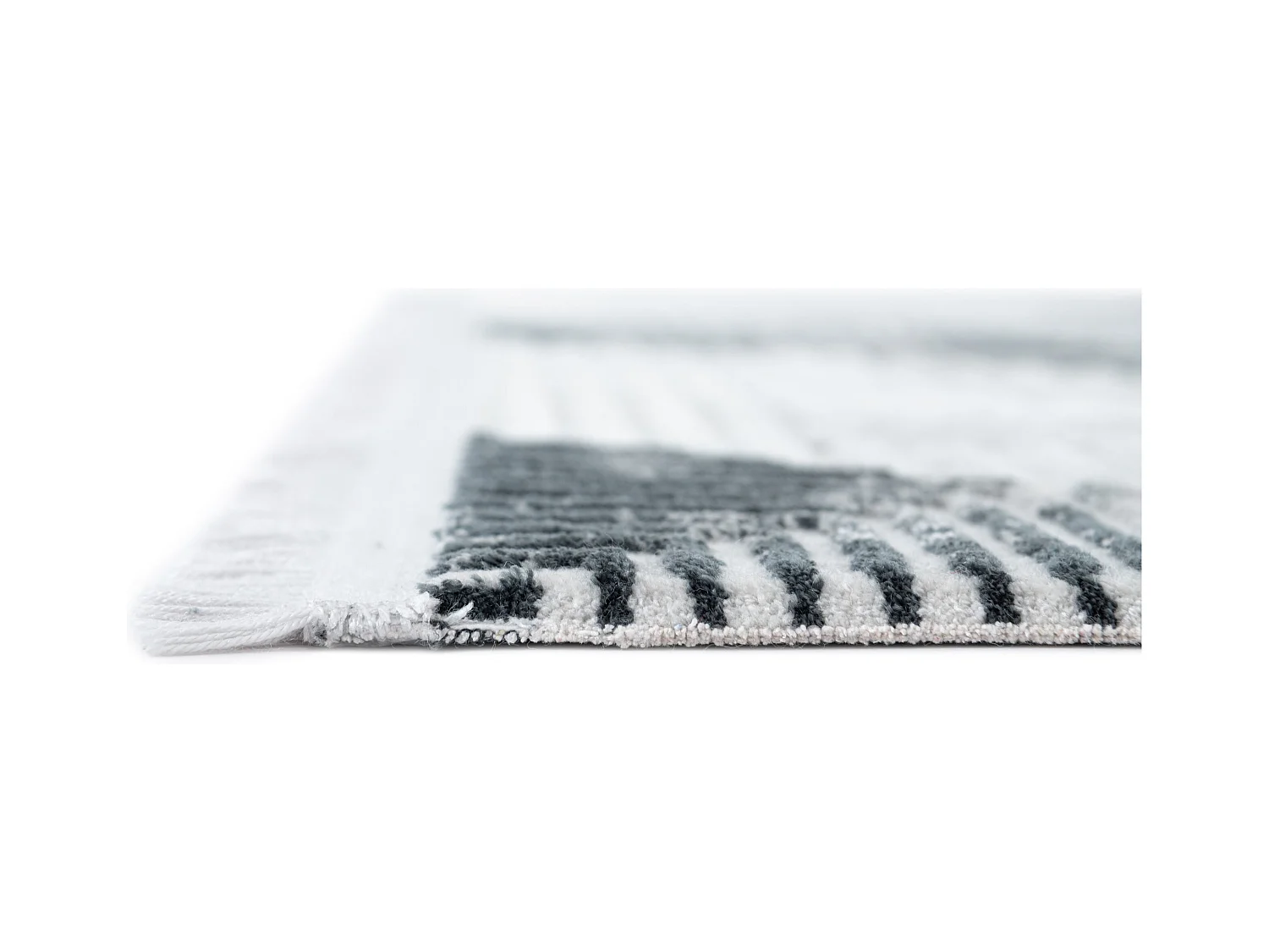 Tapijt 125x125 Lichtgrijs Davos Grecian