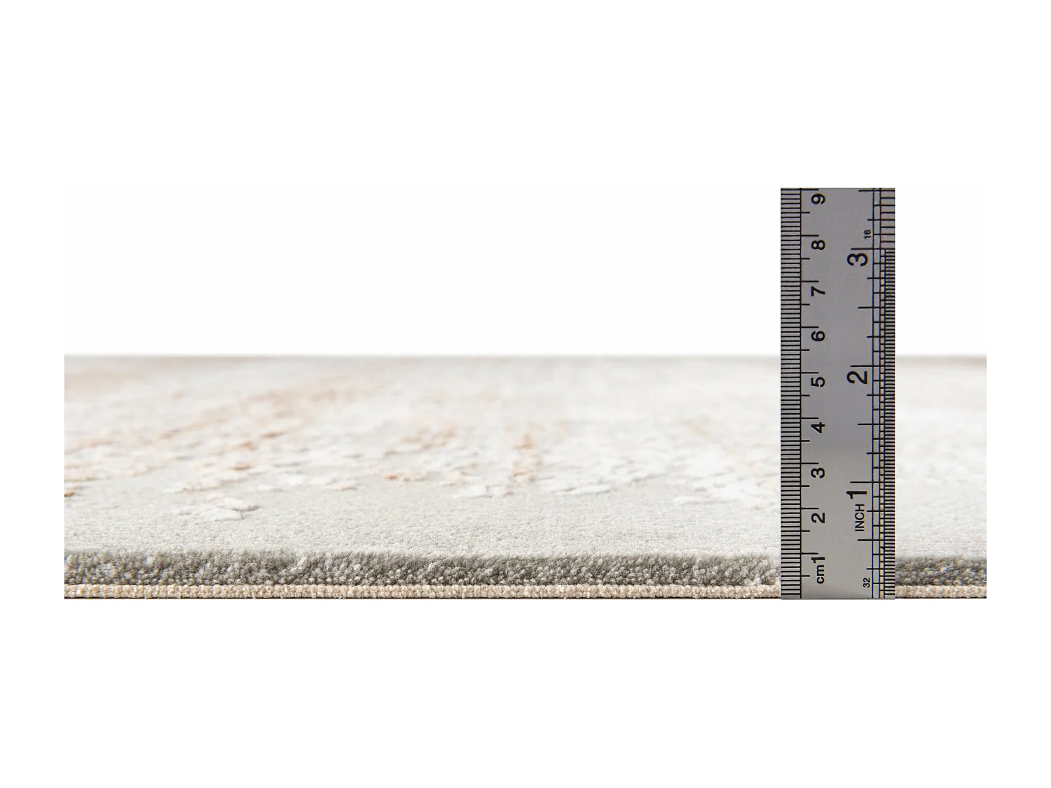 Tapis 125x185 gris beige Davos Charme