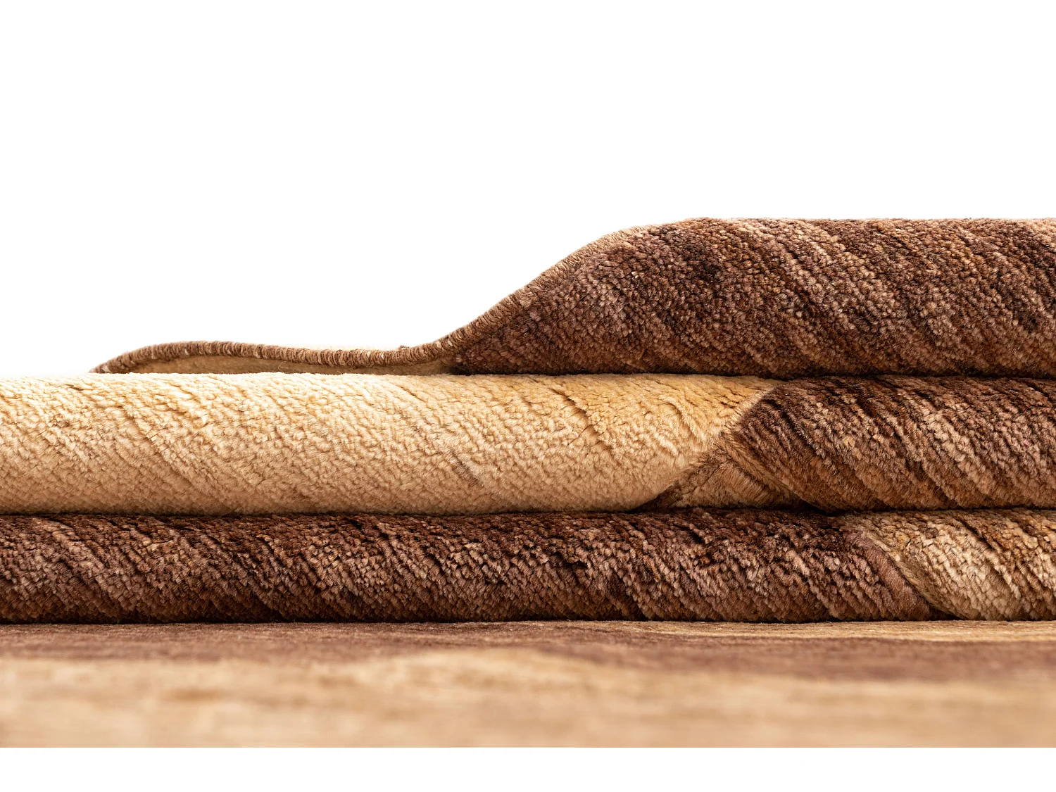 Wollteppich 208x315 Braun Juma