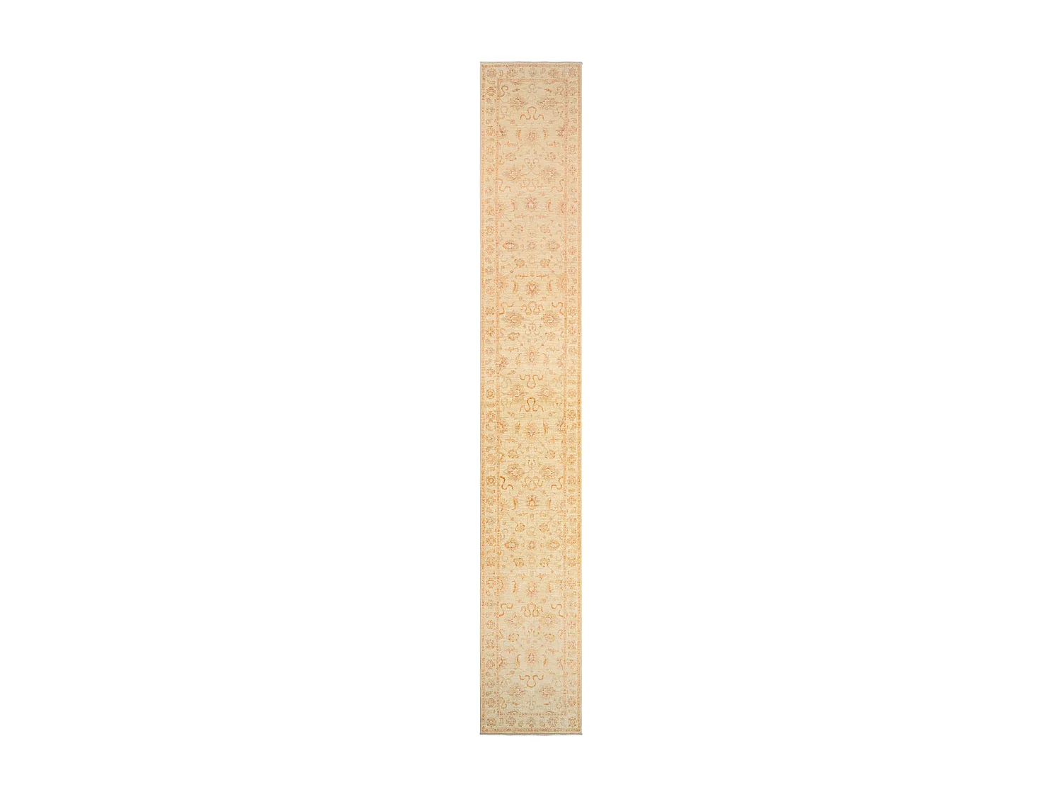 Tapis de couloir en laine 85x595 beige Kaizar