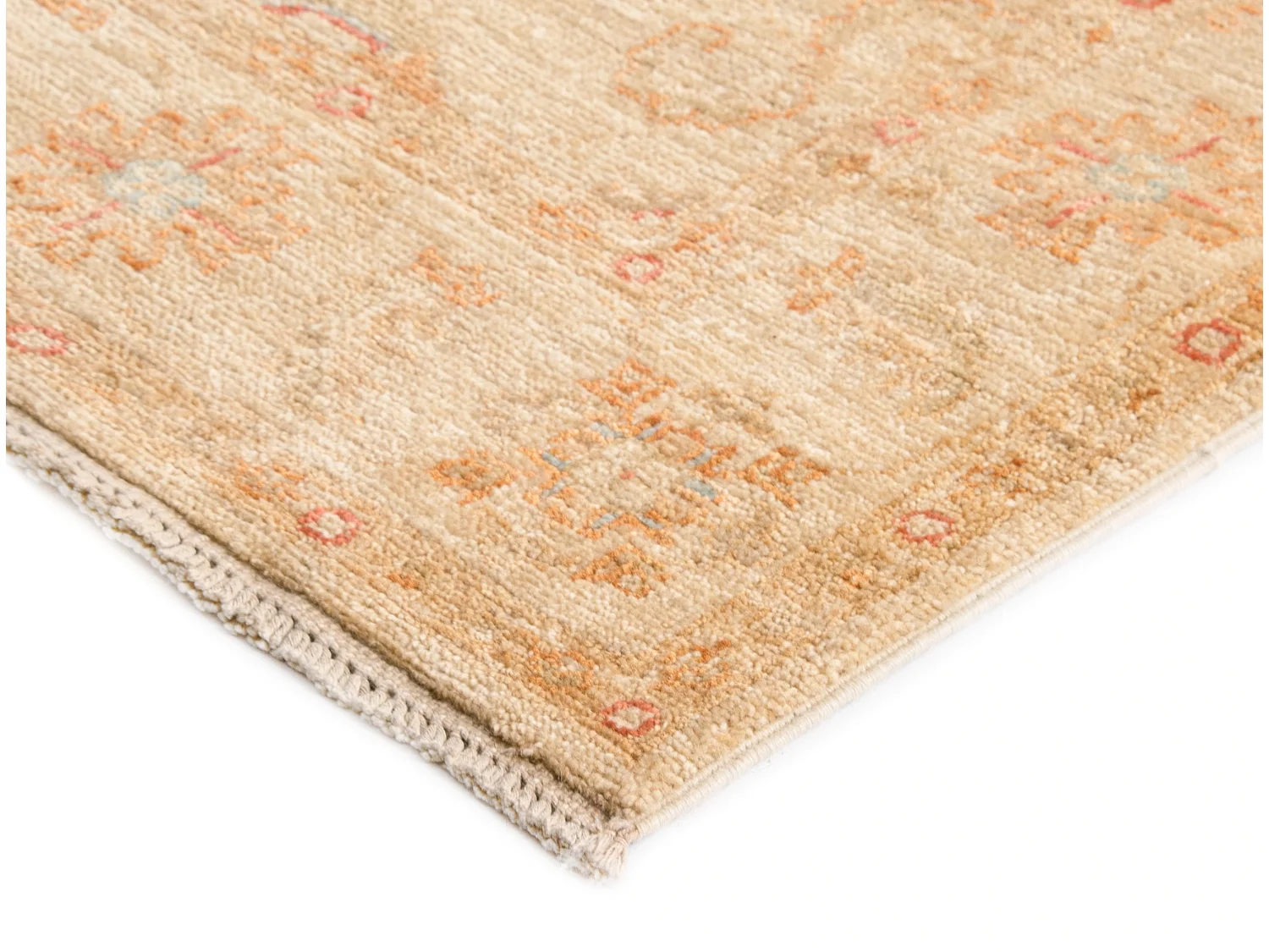 Tapis de couloir en laine 85x595 beige Kaizar