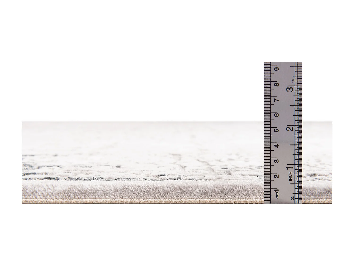 Tapis 240x240 gris Davos Elegance