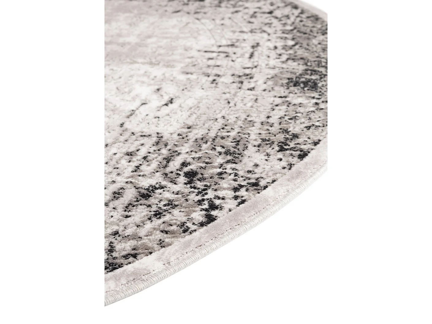 Tapis 240x240 gris Davos Elegance