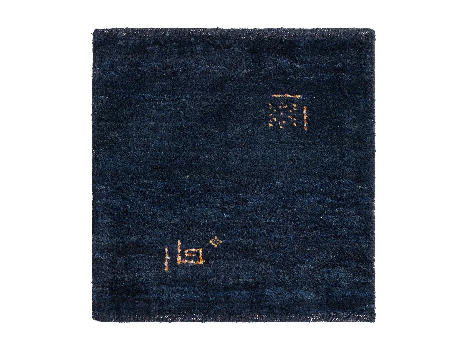 Tapis de laine 45x50 Bleu Gabbeh