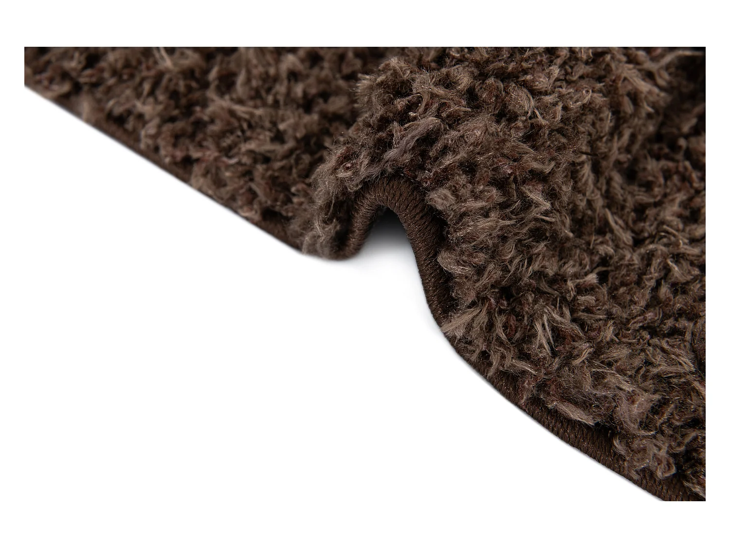 Hoogpolig tapijt 185x125 Donkerbruin Thun Tribus