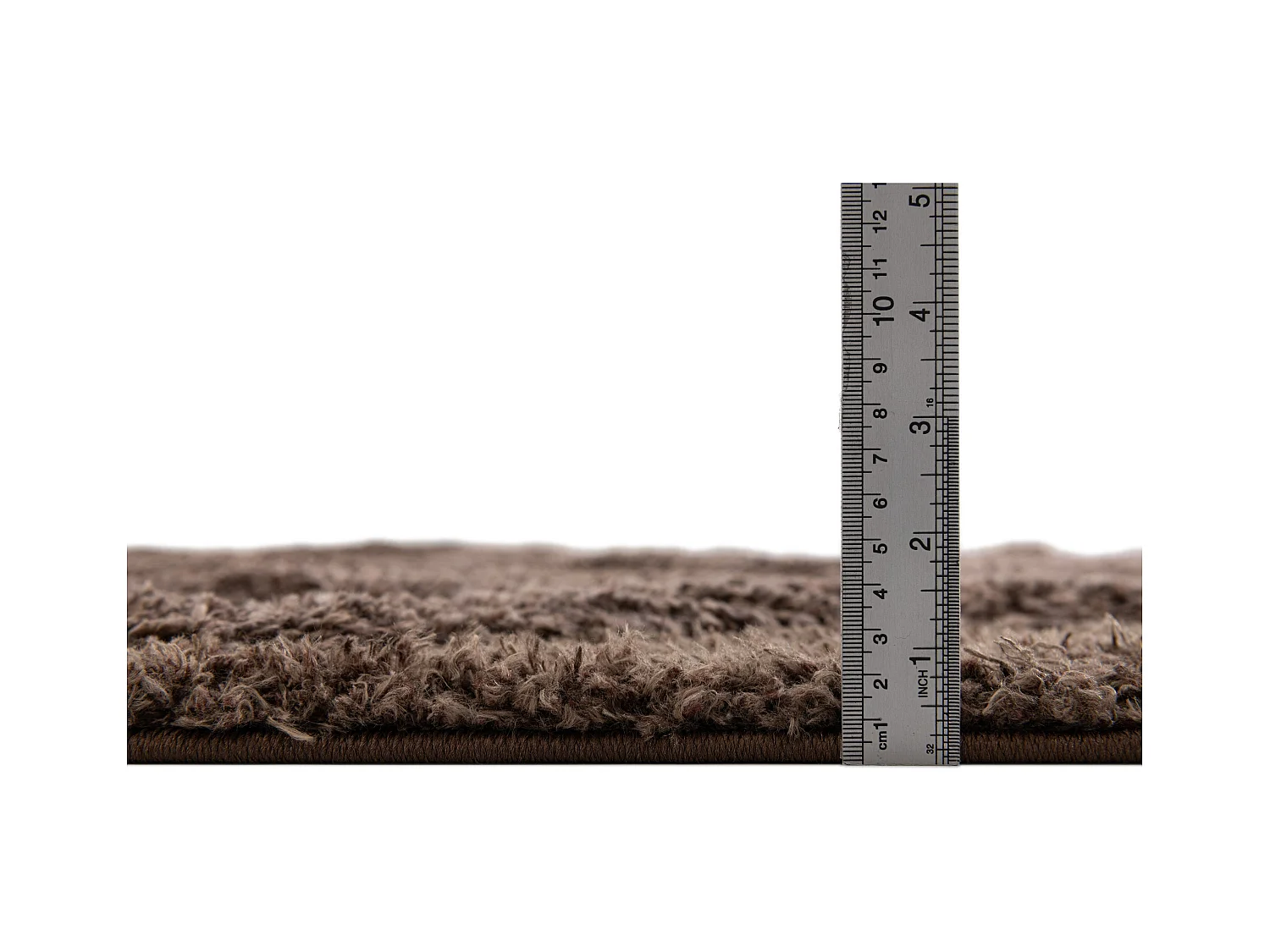 Hoogpolig tapijt 185x125 Donkerbruin Thun Tribus