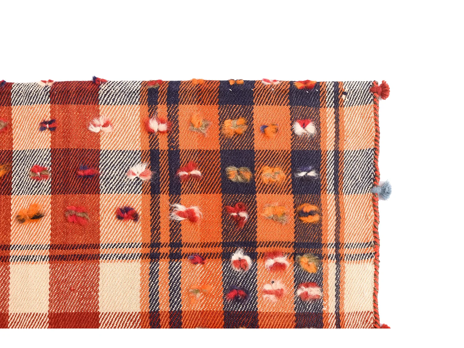 Tapis de laine 141x225 rouge Jajim