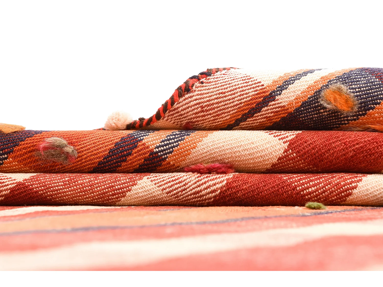 Tapis de laine 141x225 rouge Jajim