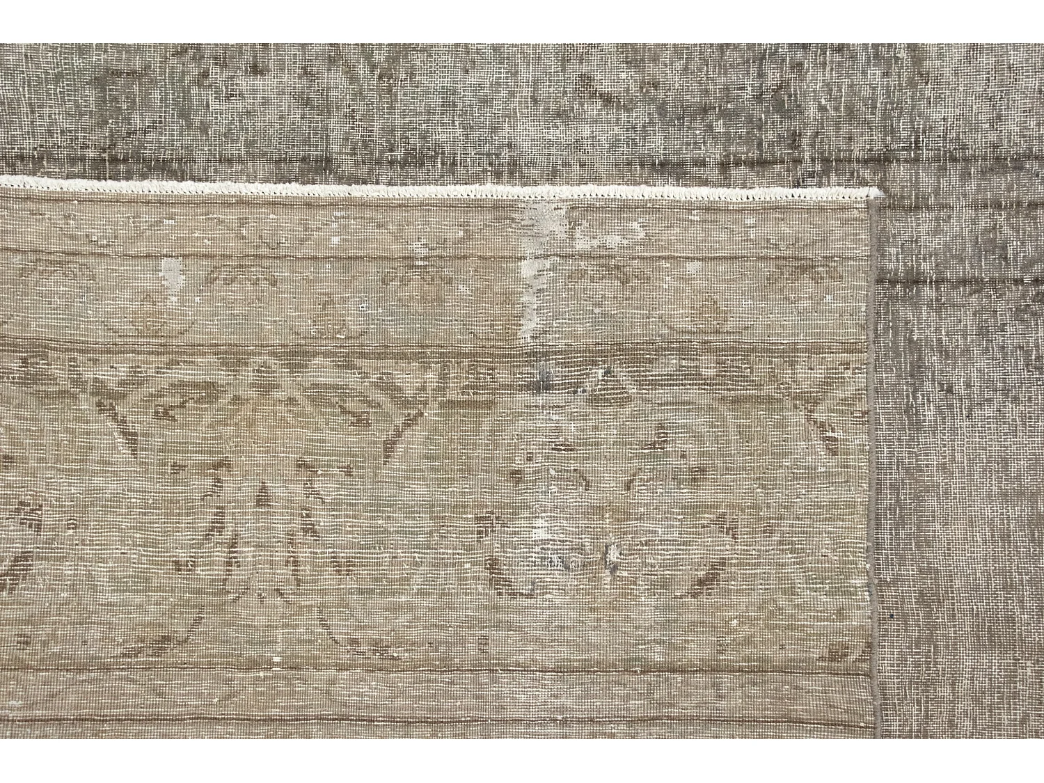 Tapis de laine 173x212 vert Vintage Royal