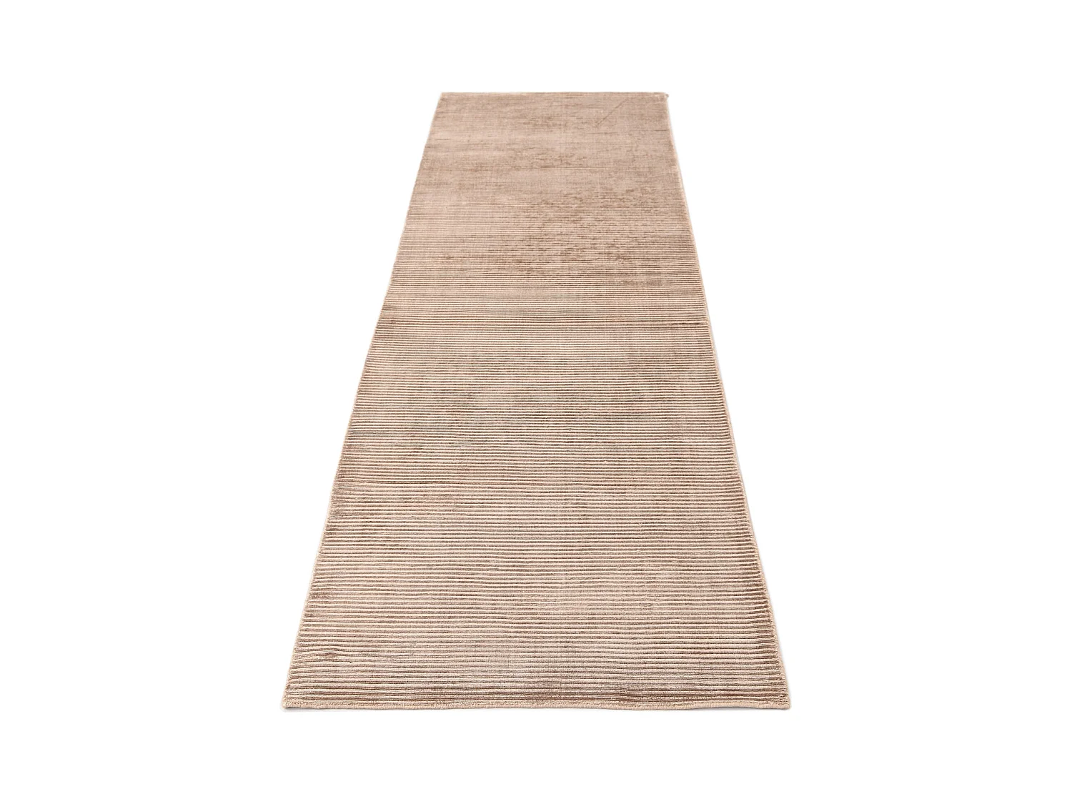Tapis de couloir en laine 79x300 brun Darya
