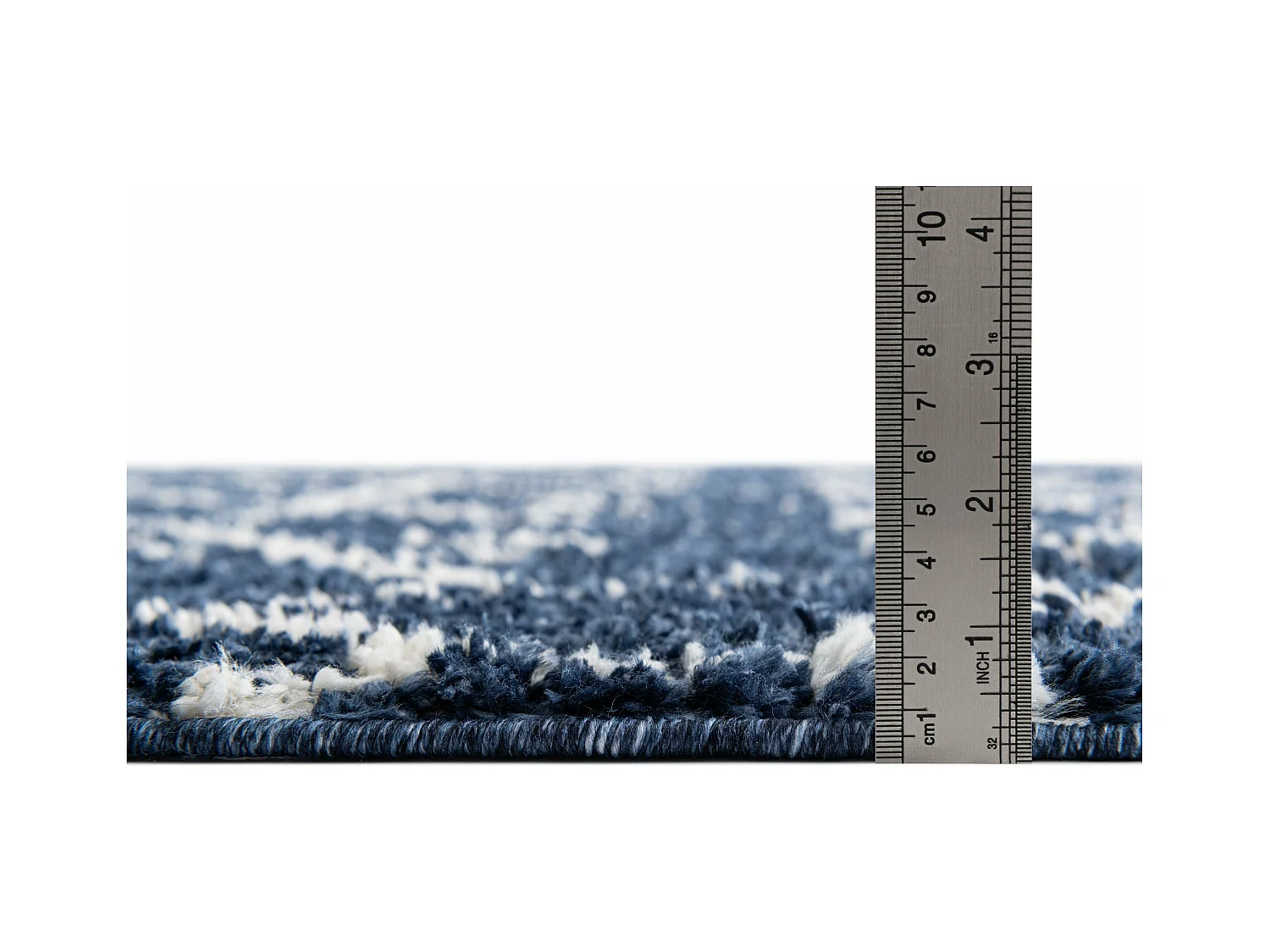 Hoogpolig tapijt 305x80 Blauw Frauenfeld Diamond