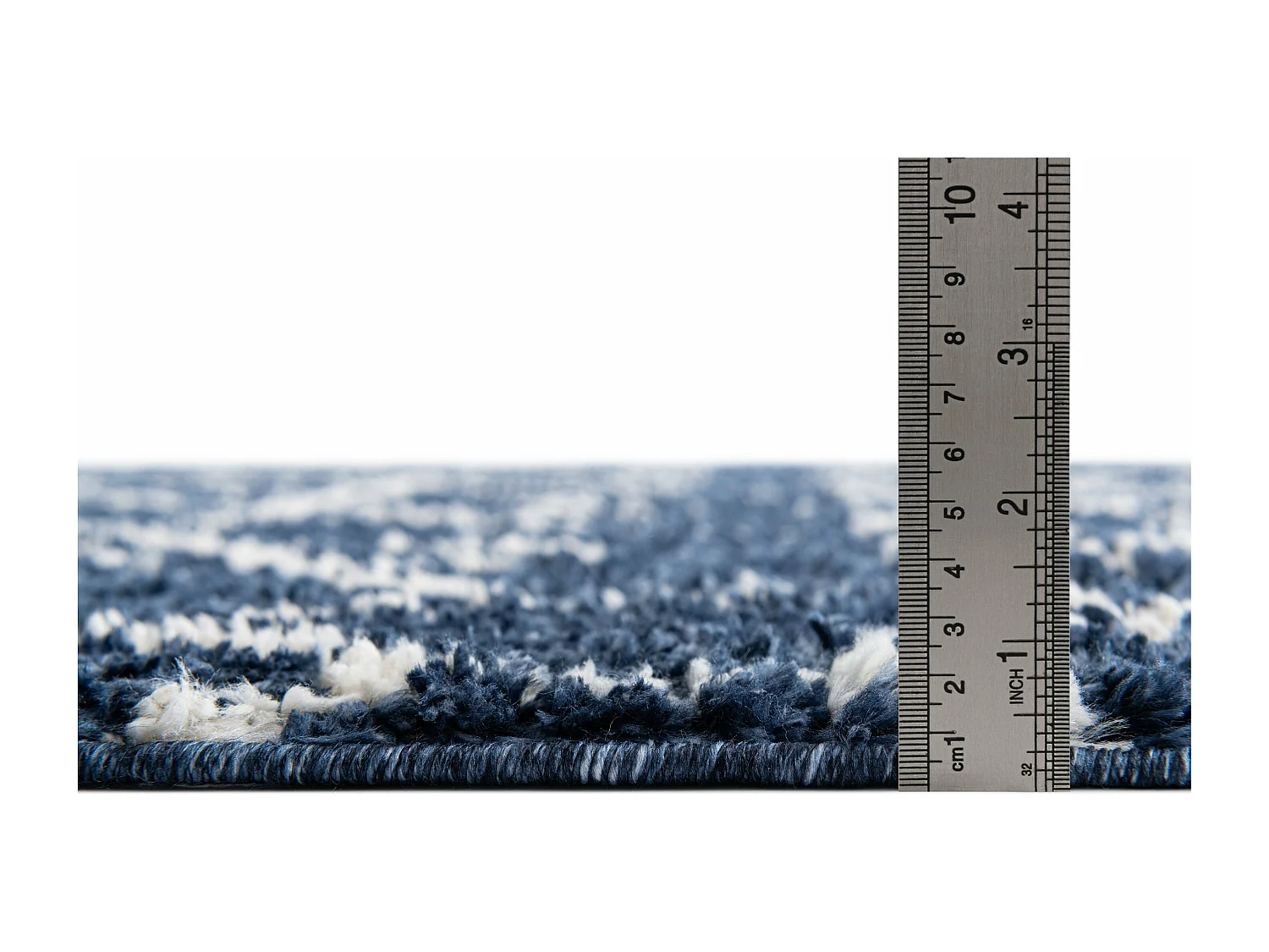 Tappeto shaggy  80x305 Blu Frauenfeld Diamond