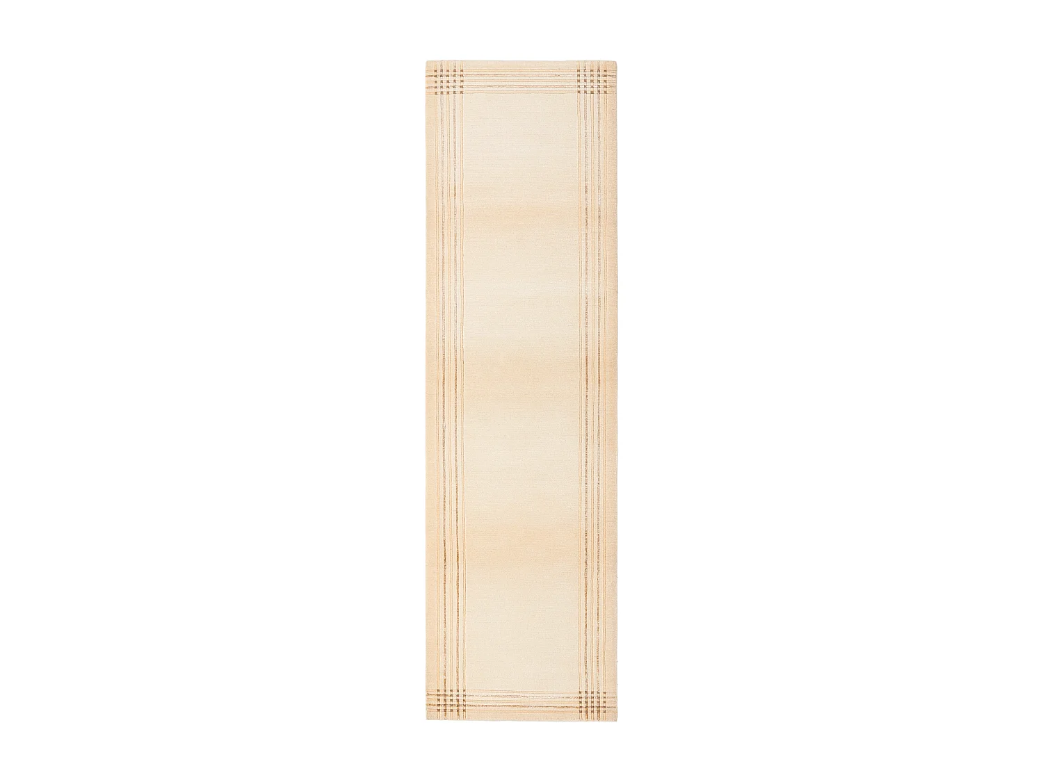 Tapis de couloir en laine 81x290 beige Darya