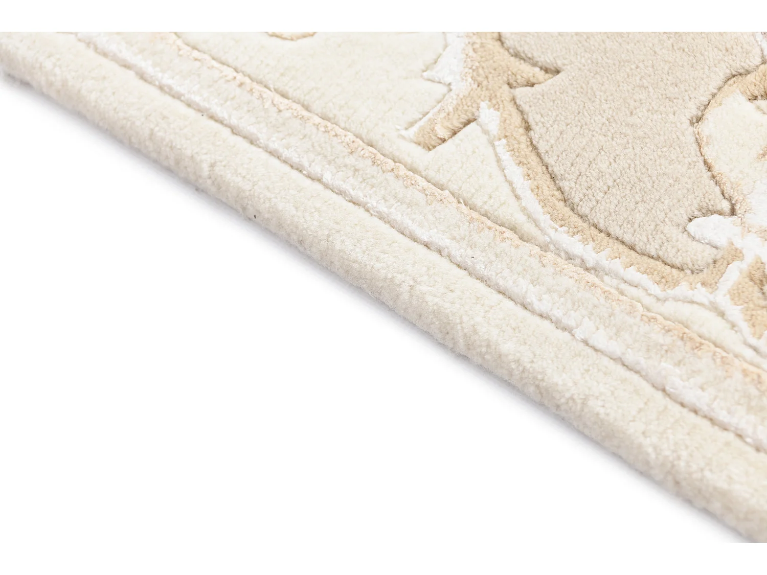 Tapis de couloir en laine 86x305 beige Darya