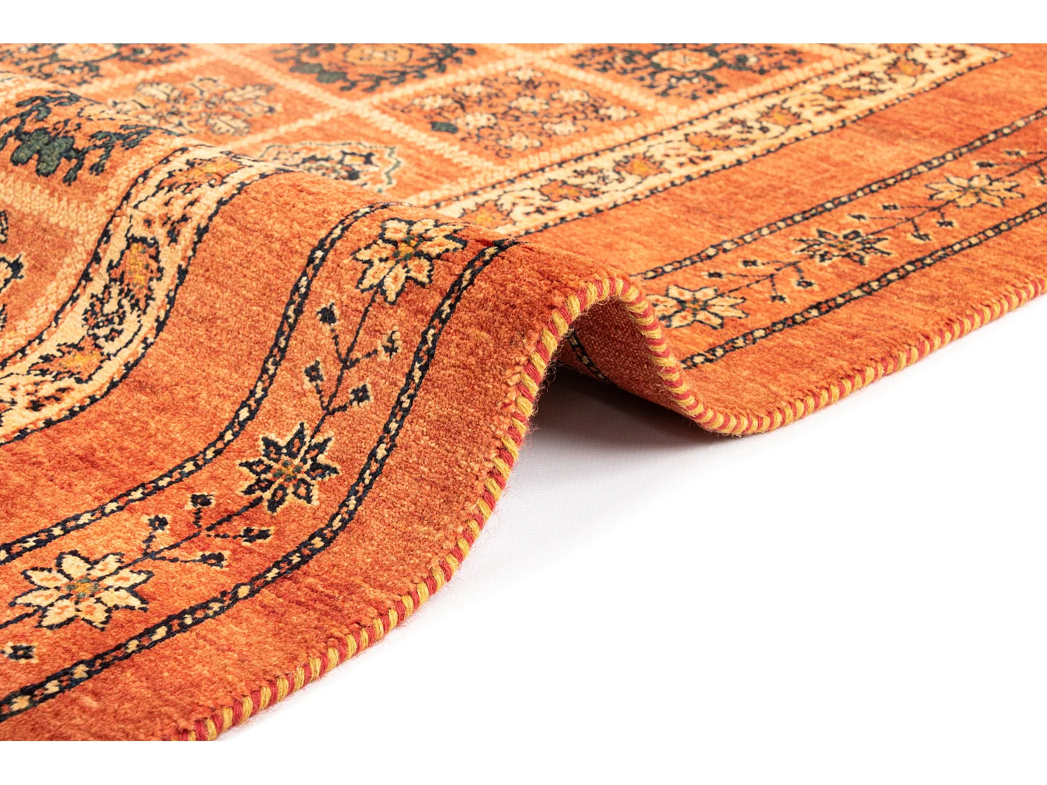 Tappeto in lana 109x142 rosso Kashkuli