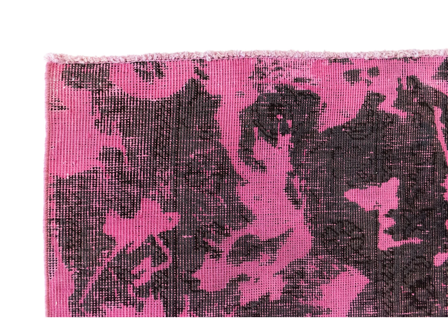 Tapis de laine 133x141 rose Vintage Royal