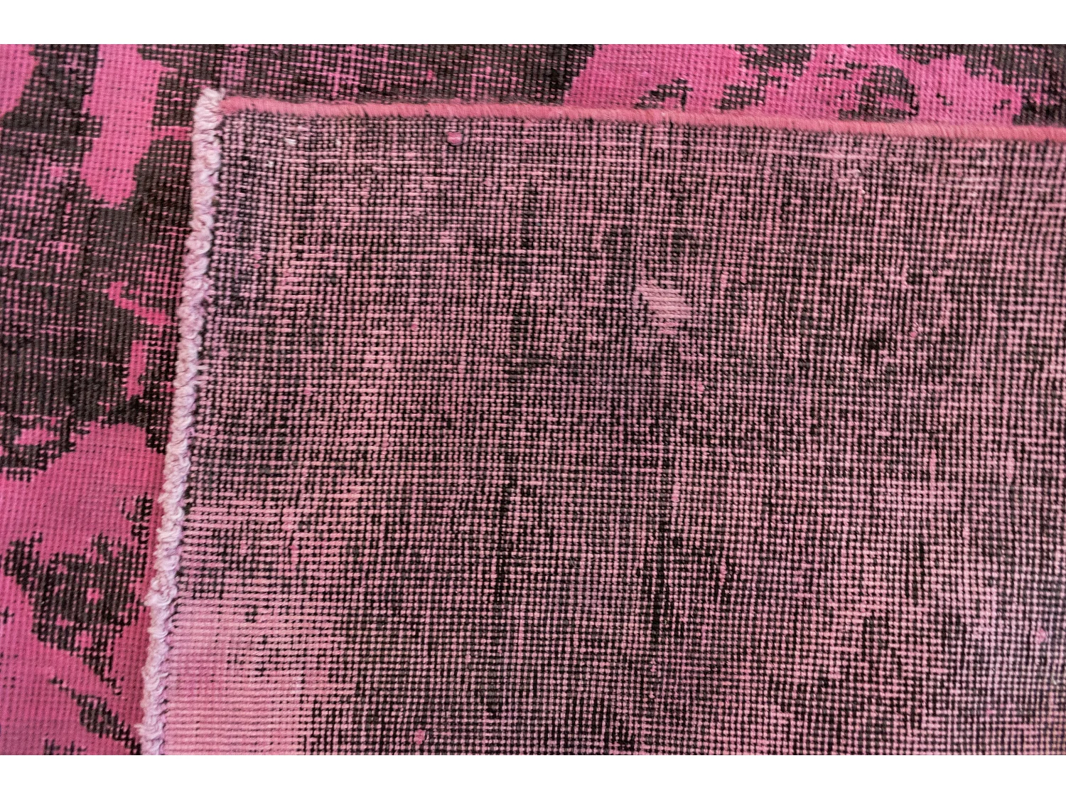 Tapis de laine 133x141 rose Vintage Royal