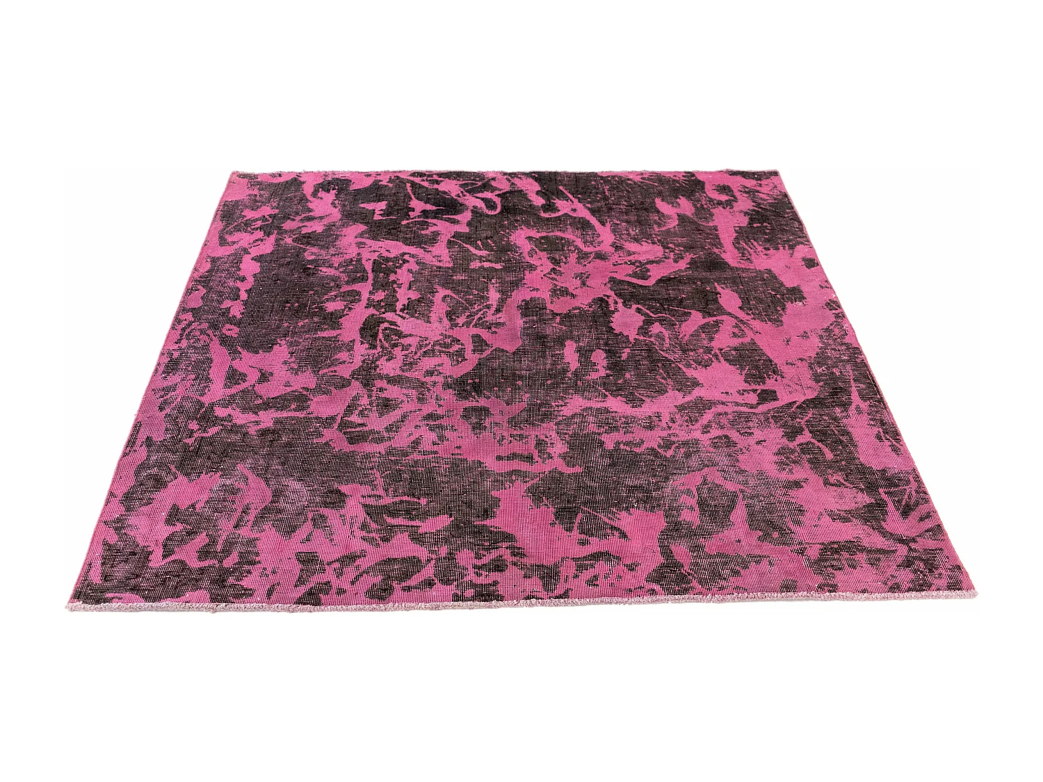 Wollteppich 133x141 Rosa Vintage Royal