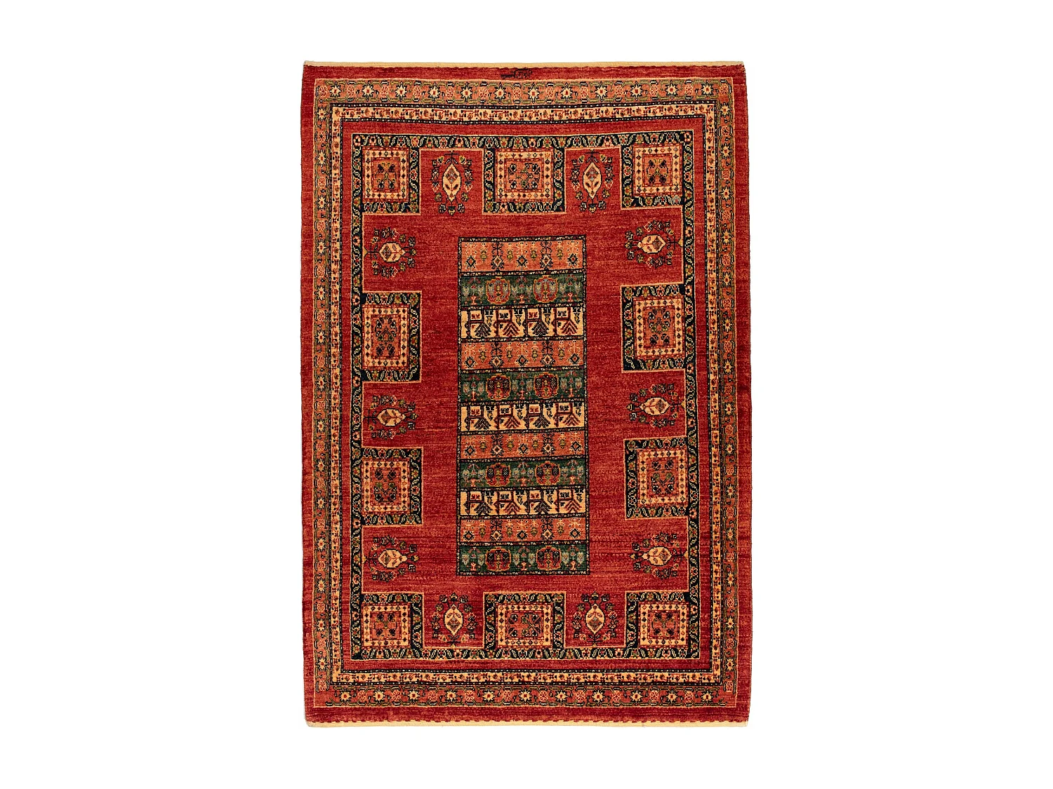 Tapis de laine 115x168 rouge Kashkuli