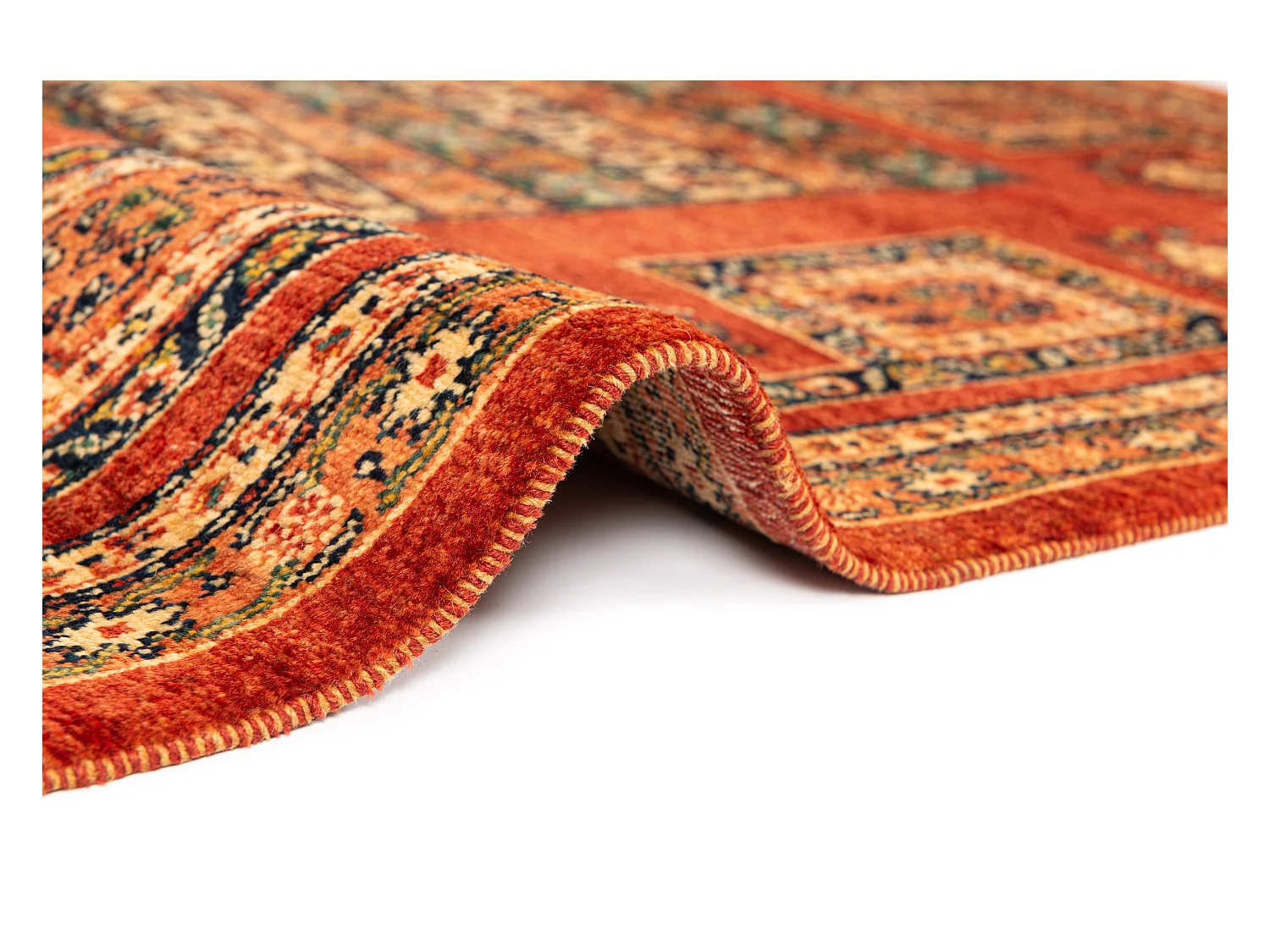 Wollteppich 115x168 Rot Kashkuli