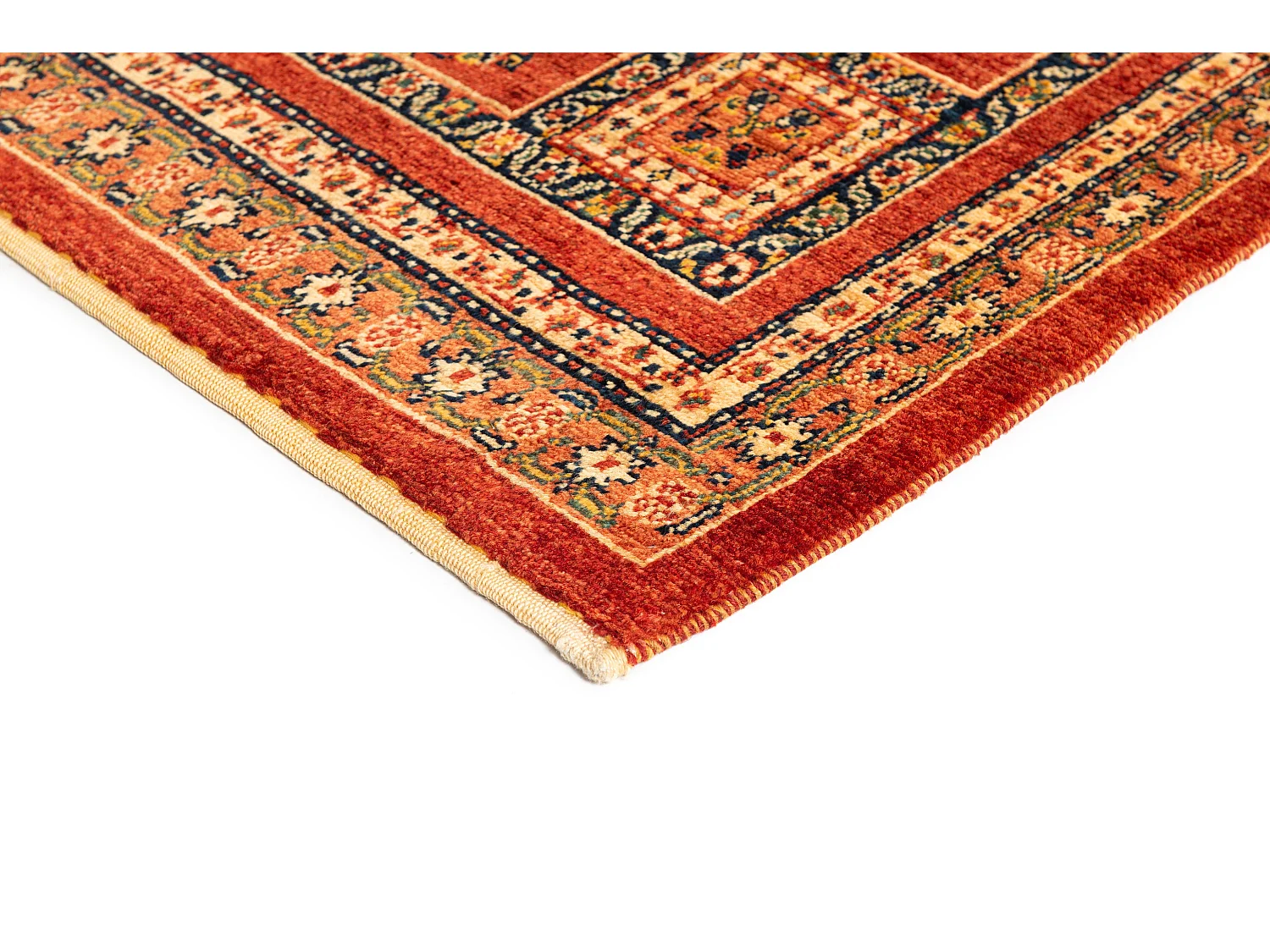 Wollteppich 115x168 Rot Kashkuli