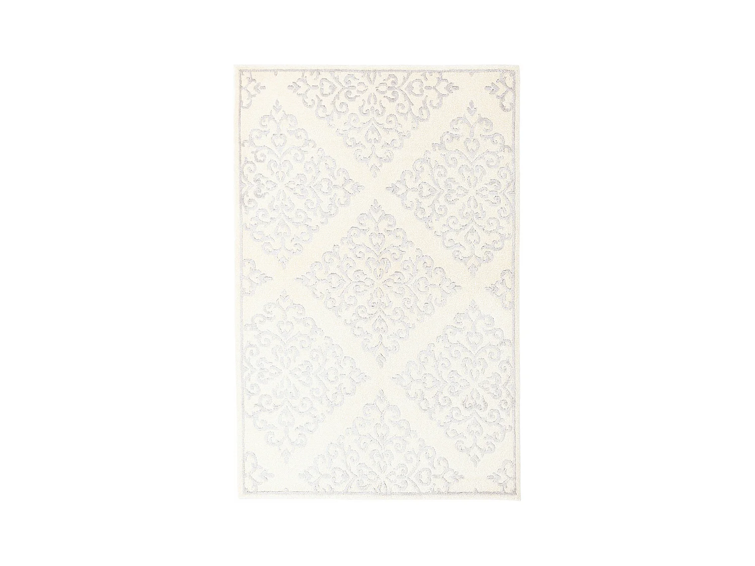 Tapis de laine 122x188 beige Darya