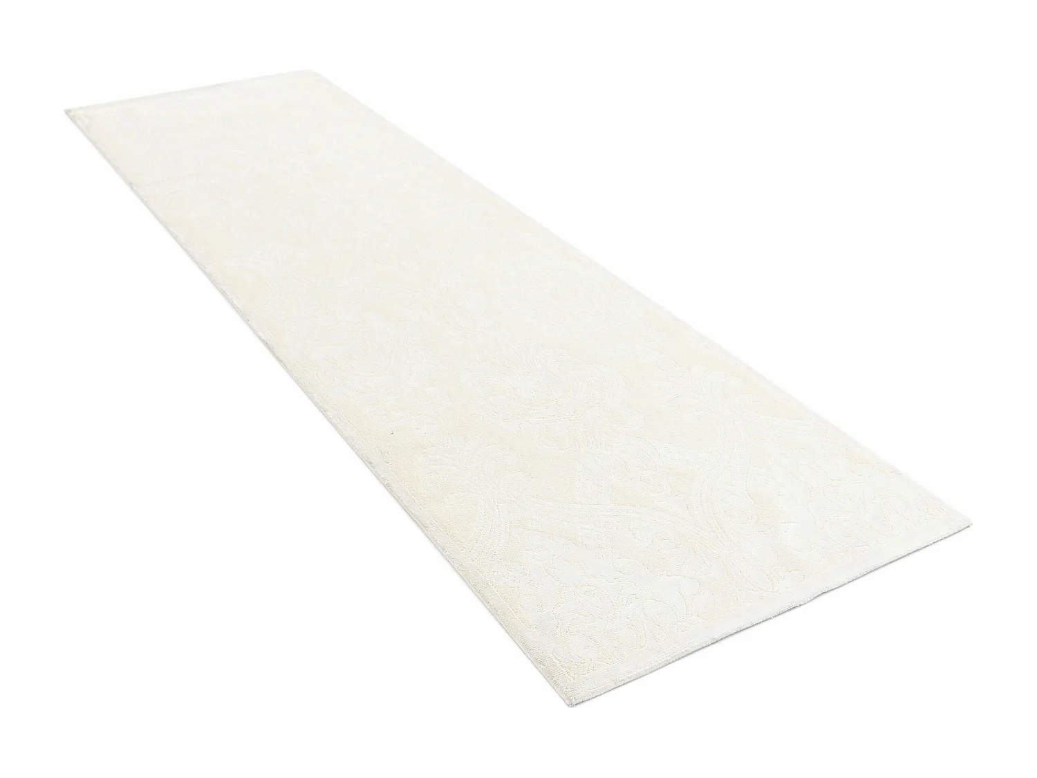 Läufer-Wollteppich 86x302 Beige Darya