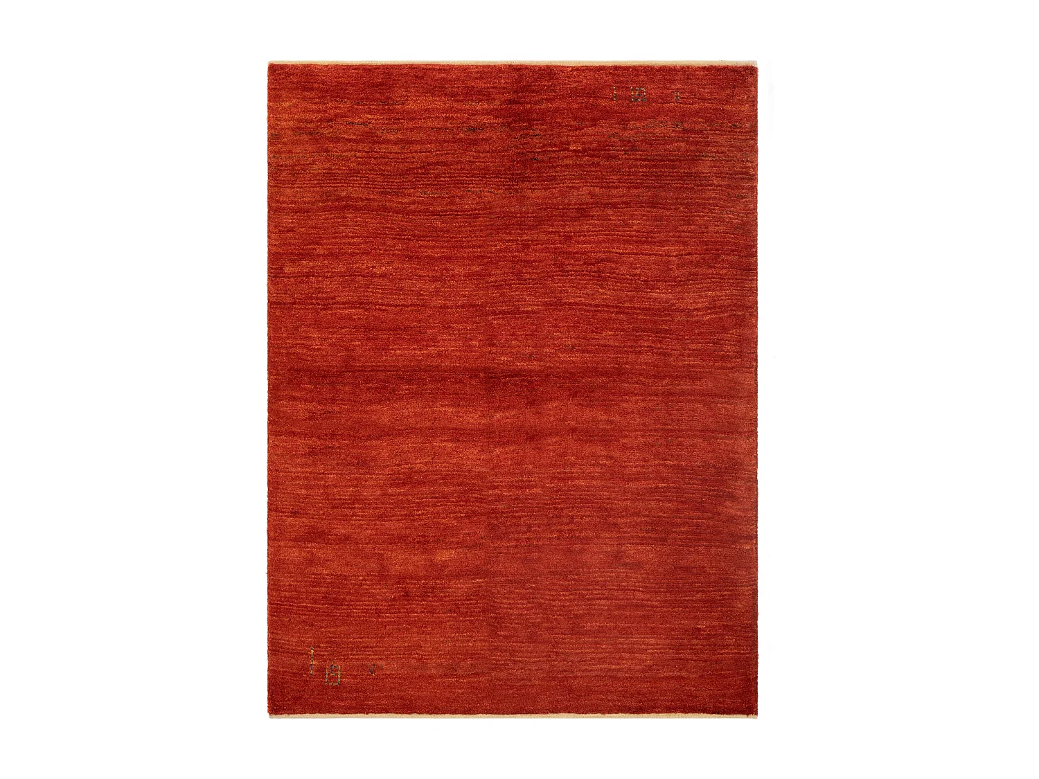 Wollteppich 129x171 Rot Gabbeh