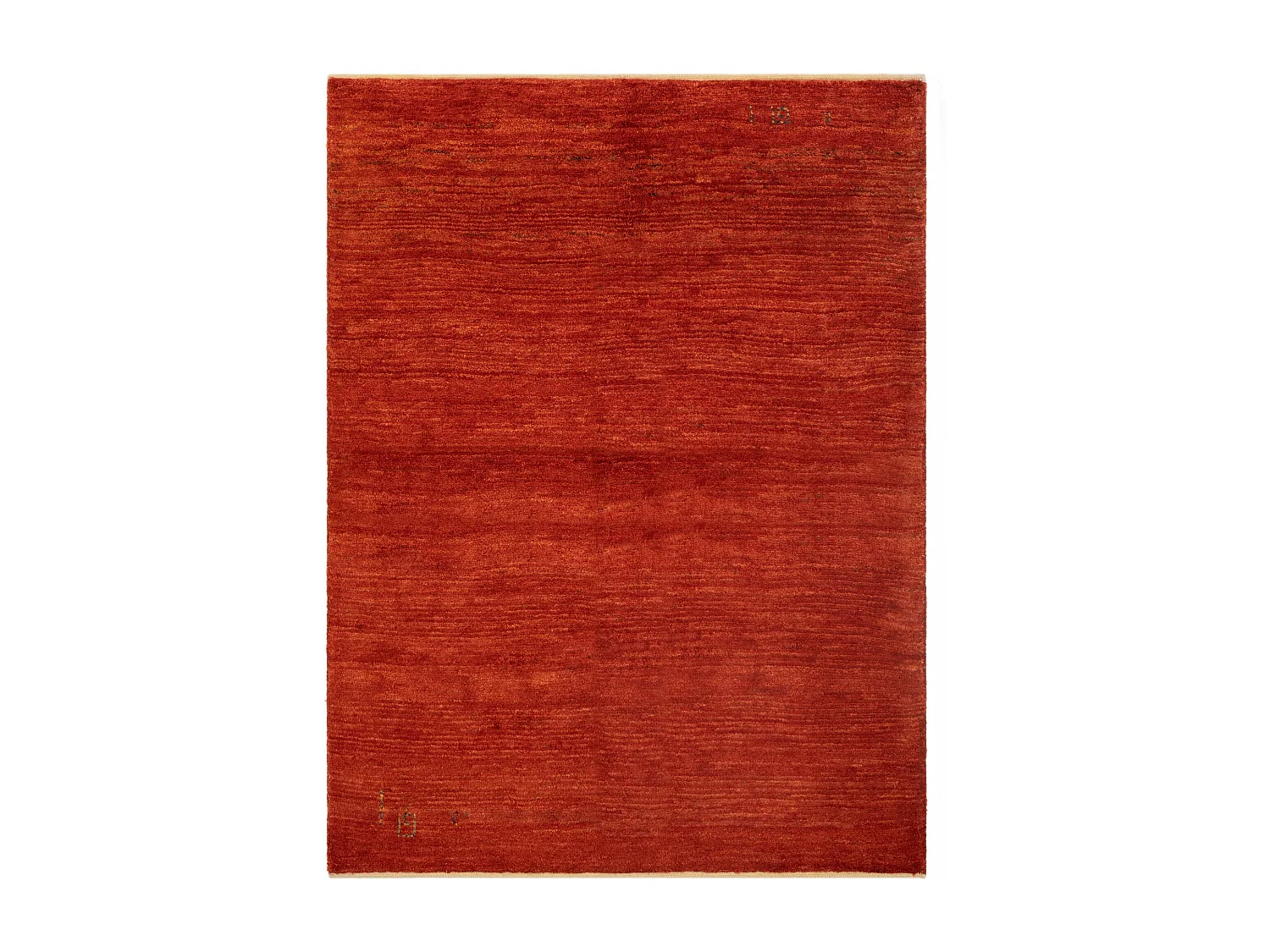 Wollteppich 129x171 Rot Gabbeh