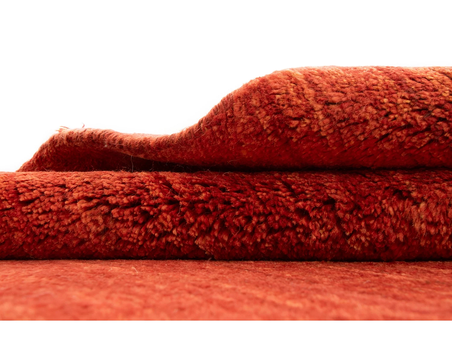 Tapis de laine 129x171 rouge Gabbeh