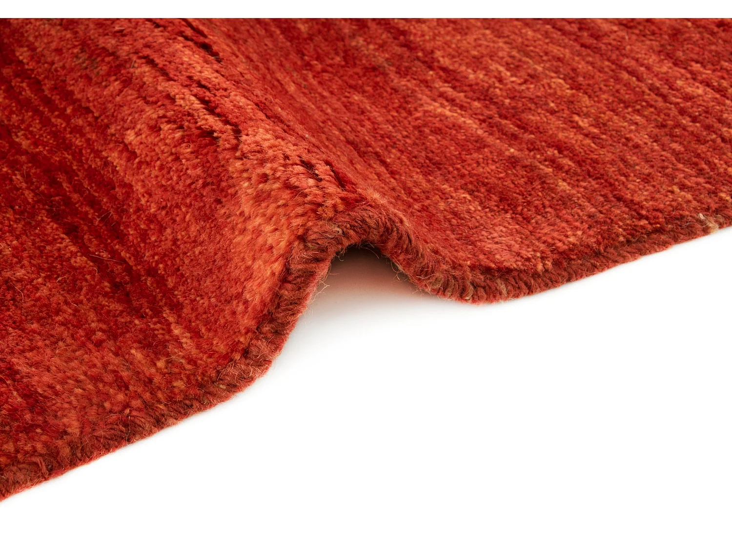 Tapis de laine 129x171 rouge Gabbeh