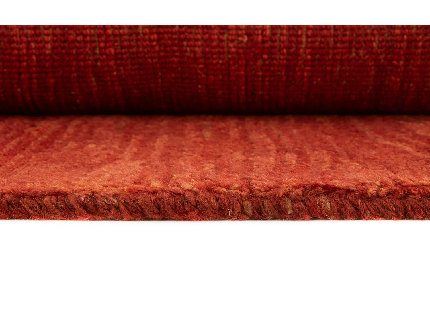 Tapis de laine 129x171 rouge Gabbeh