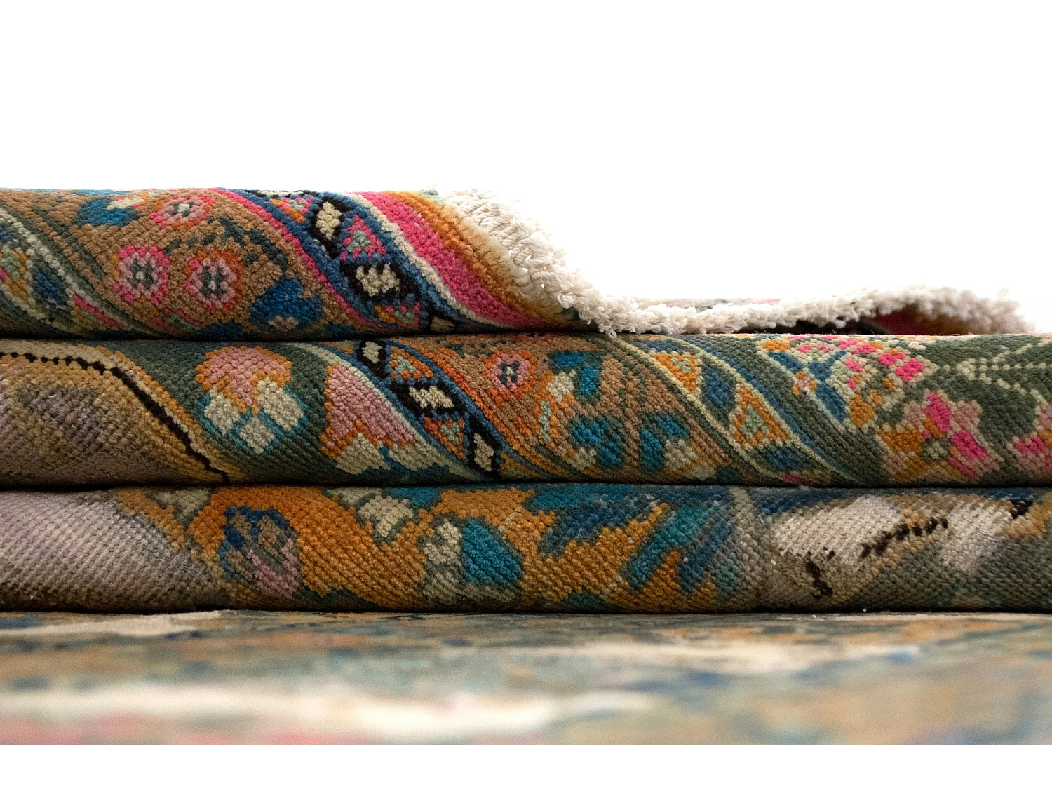 Tapis de laine 183x285 vert Vintage Royal