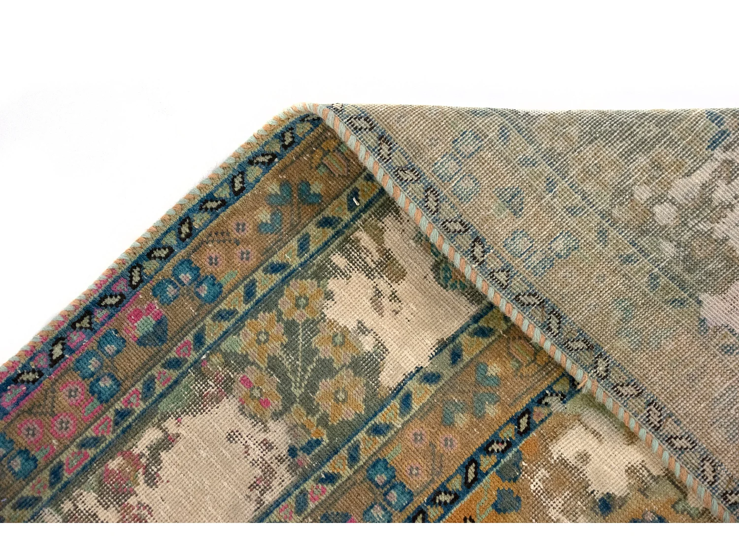 Tapis de laine 183x285 vert Vintage Royal