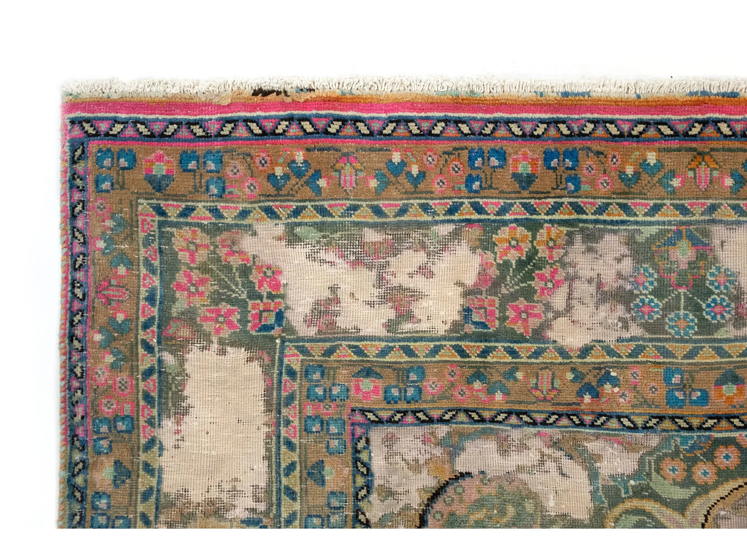 Tapis de laine 183x285 vert Vintage Royal