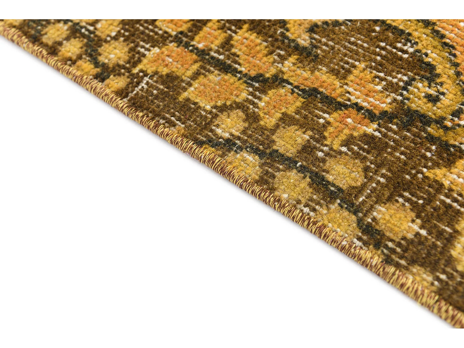 Tapis de laine 155x292 jaune Ultra Vintage