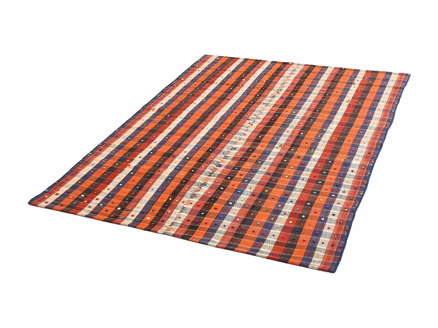 Tapis de laine 151x199 multicolore Jajim