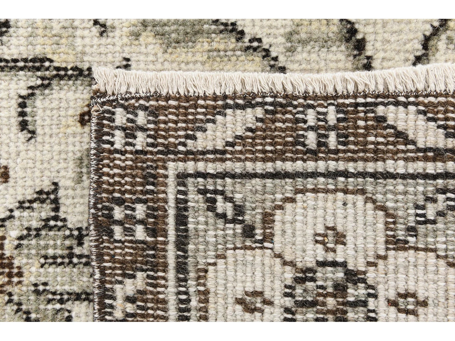 Wollteppich 178x292 Beige Ultra Vintage