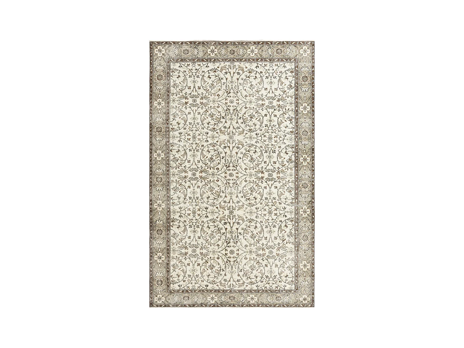 Tapis de laine 178x292 beige Ultra Vintage