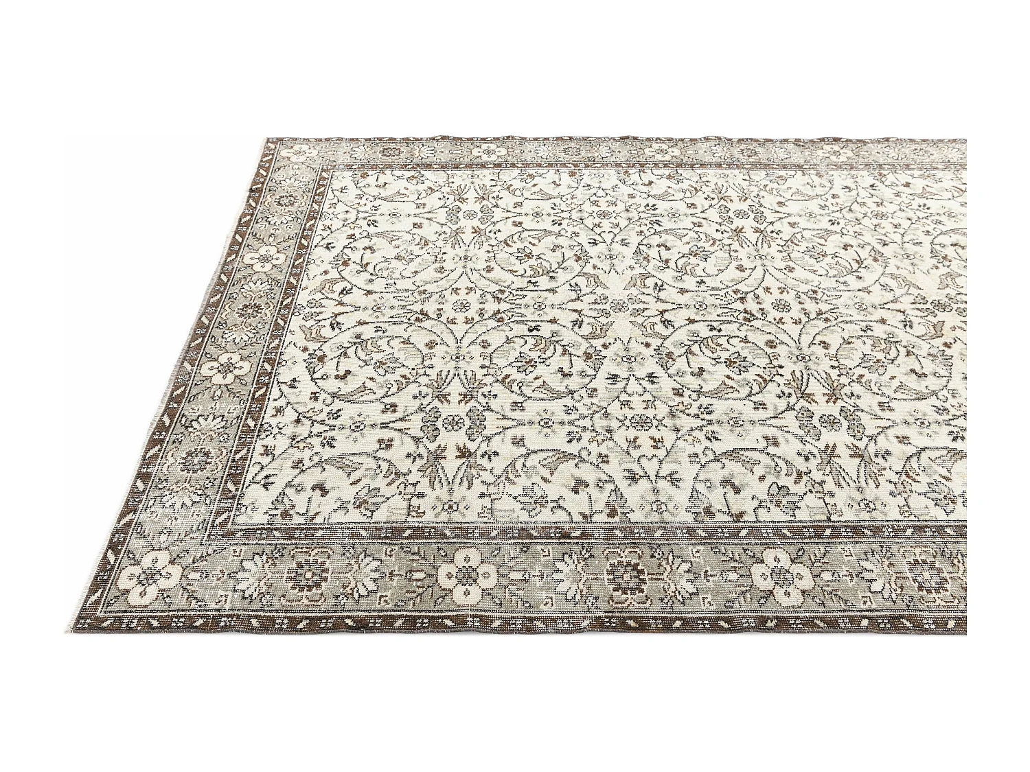 Tapis de laine 178x292 beige Ultra Vintage