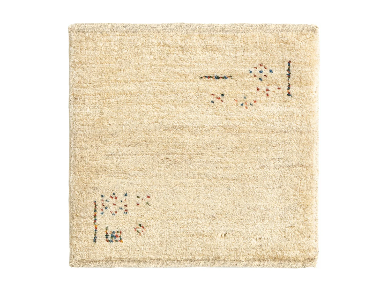 Tappeto in lana 45x50 beige Gabbeh