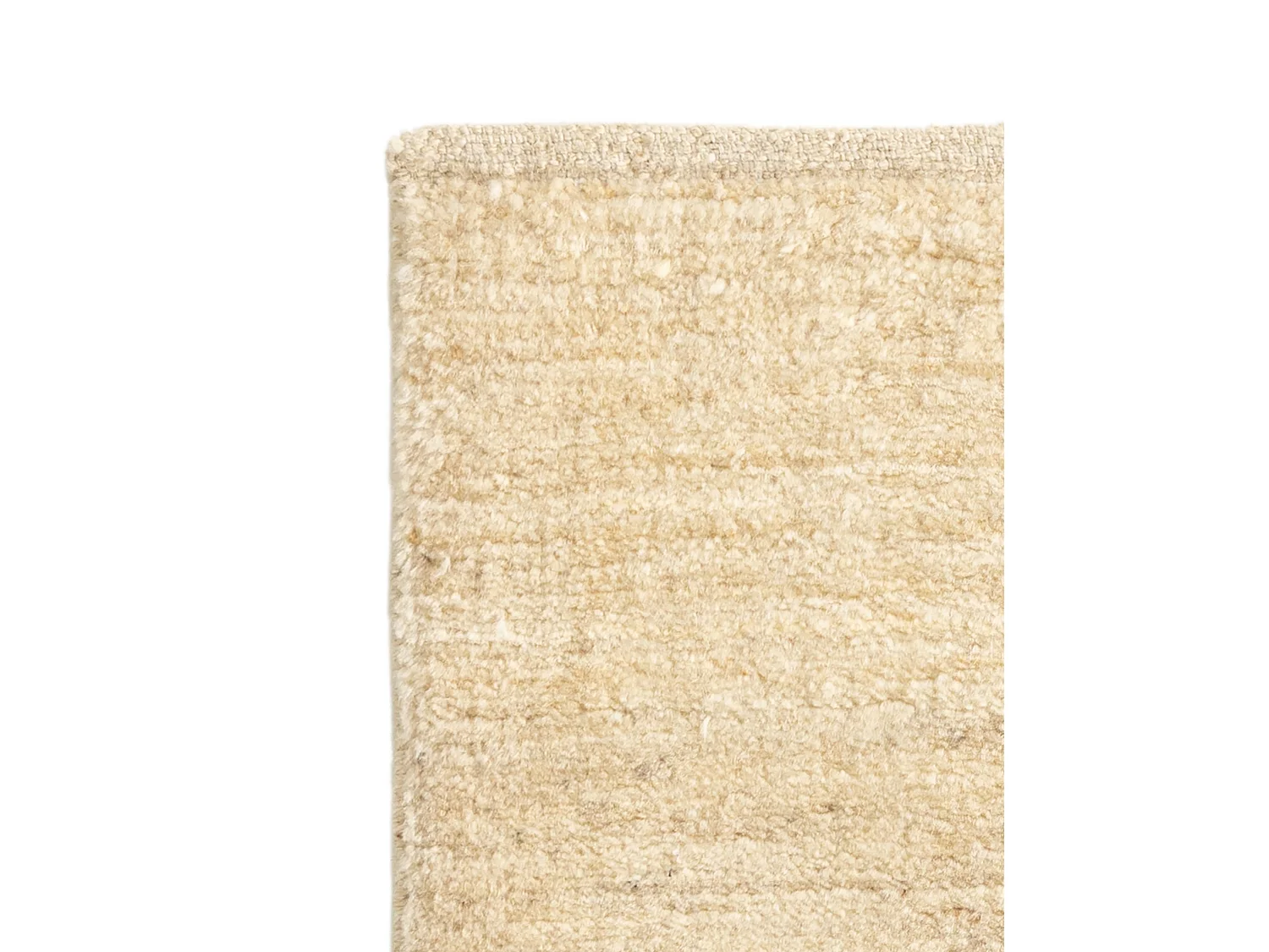 Tapis de laine 45x50 beige Gabbeh