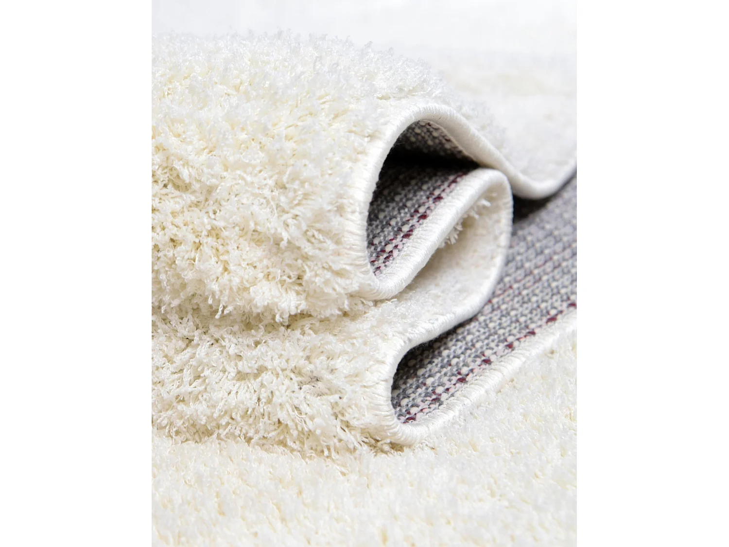 Tapis shaggy 160x245 Blanc Luzern