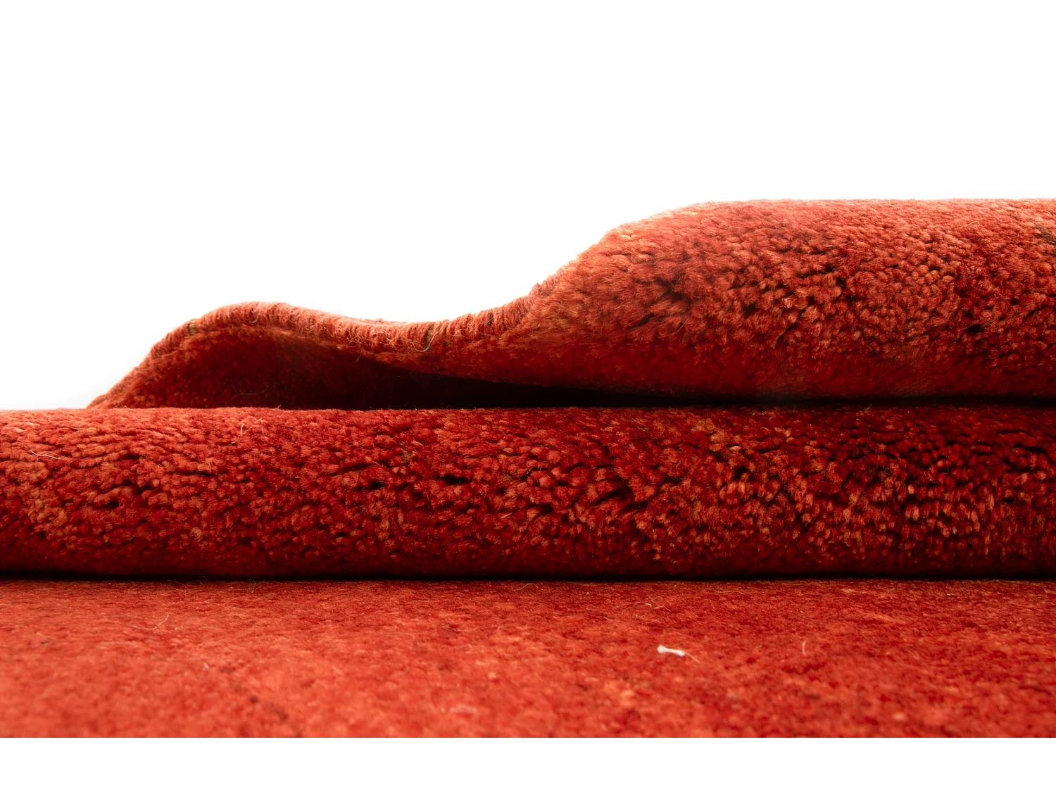 Tapis de laine 101x160 rouge Gabbeh