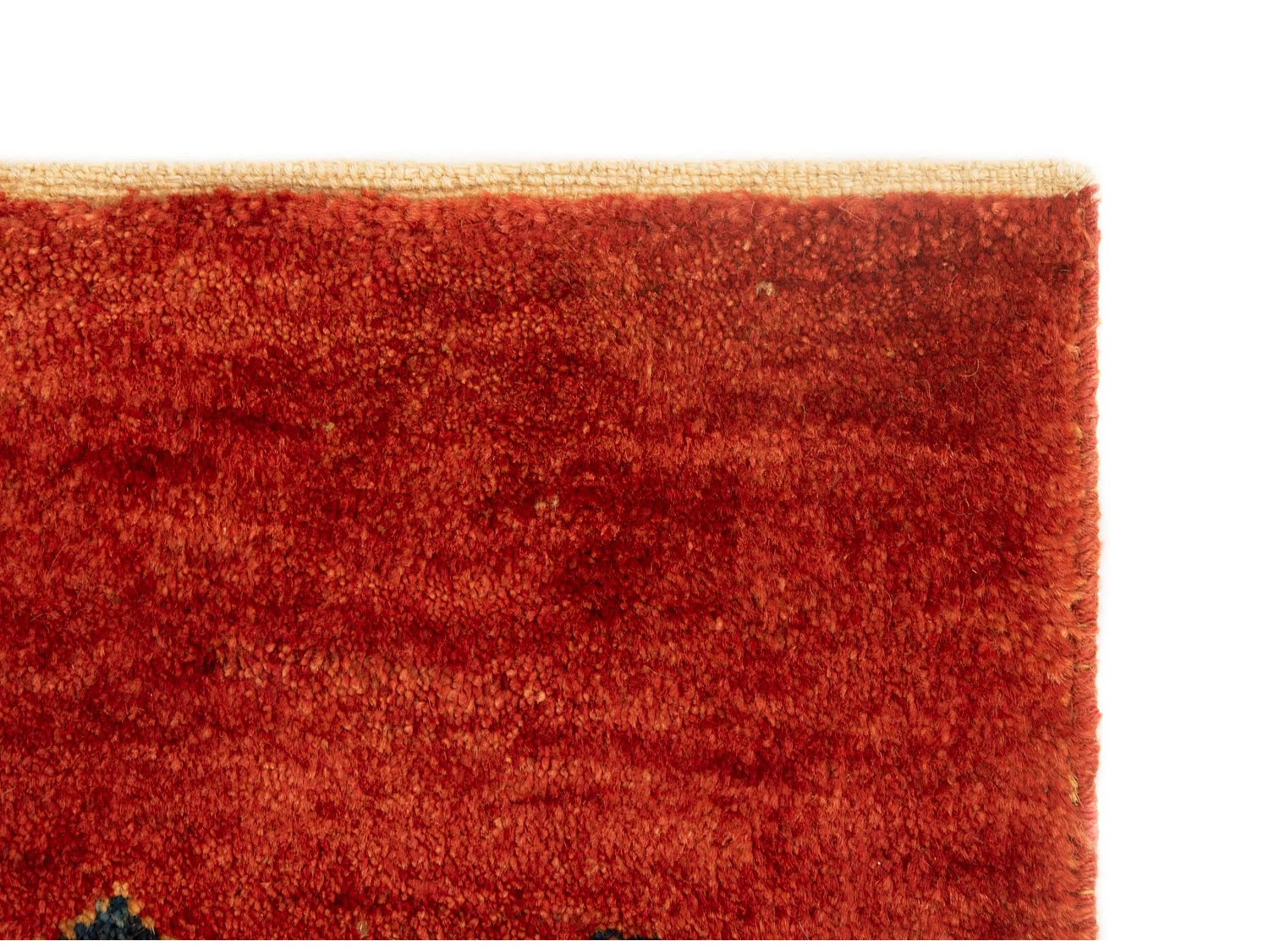 Wollteppich 101x160 Rot Gabbeh