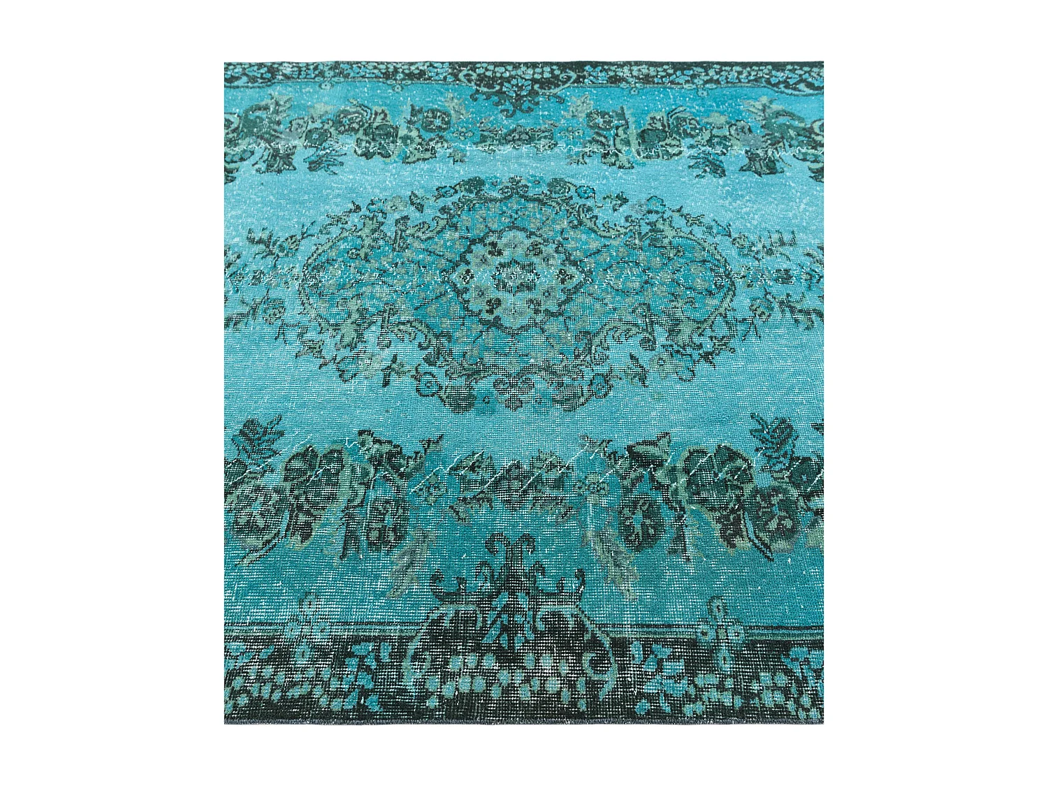 Wollteppich 165x277 Türkis Ultra Vintage