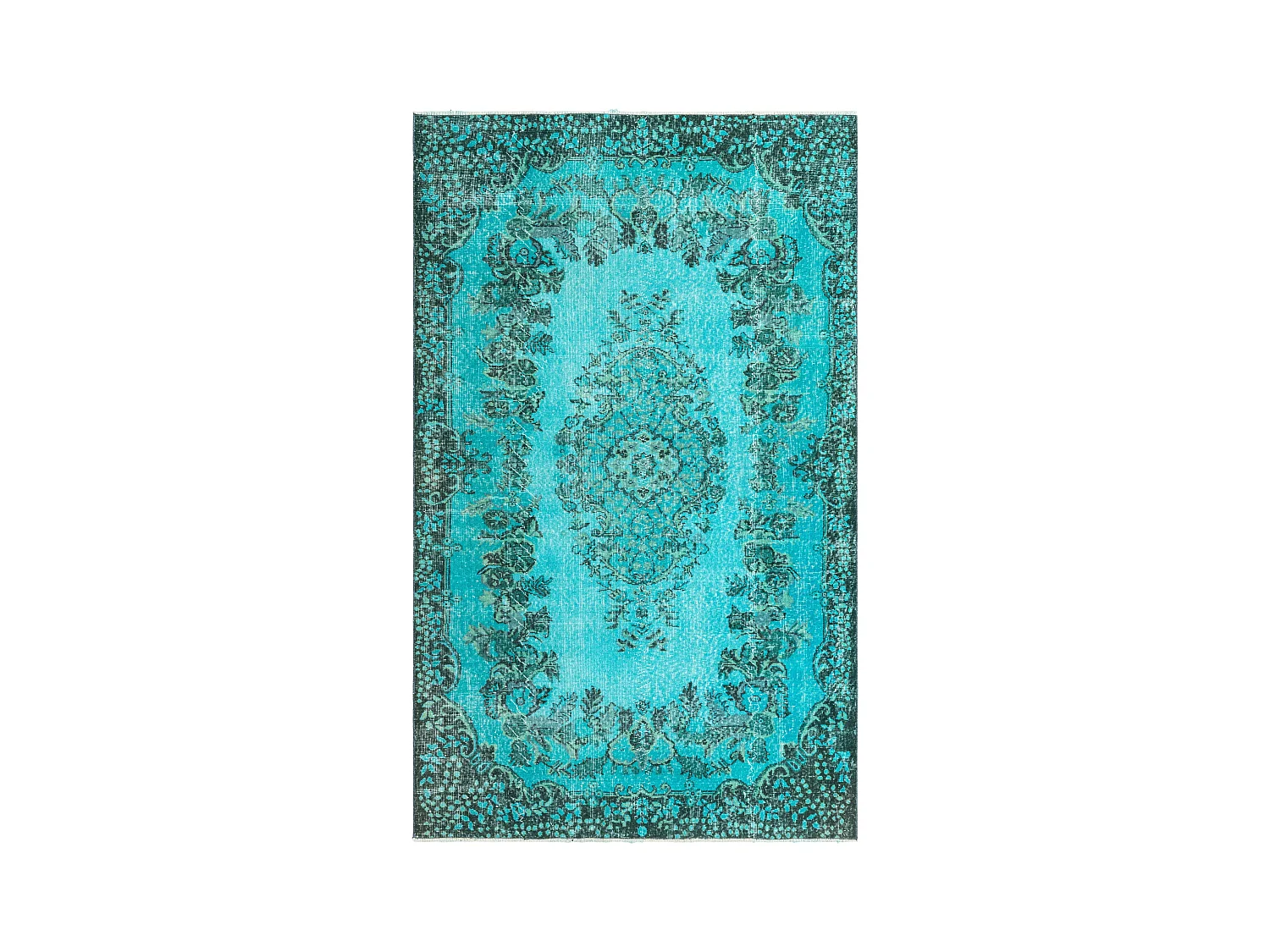 Tapis de laine 165x277 turquoise Ultra Vintage