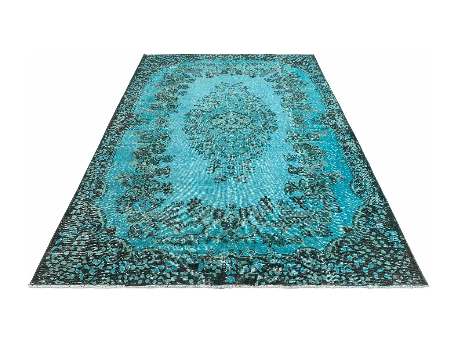 Tapis de laine 165x277 turquoise Ultra Vintage