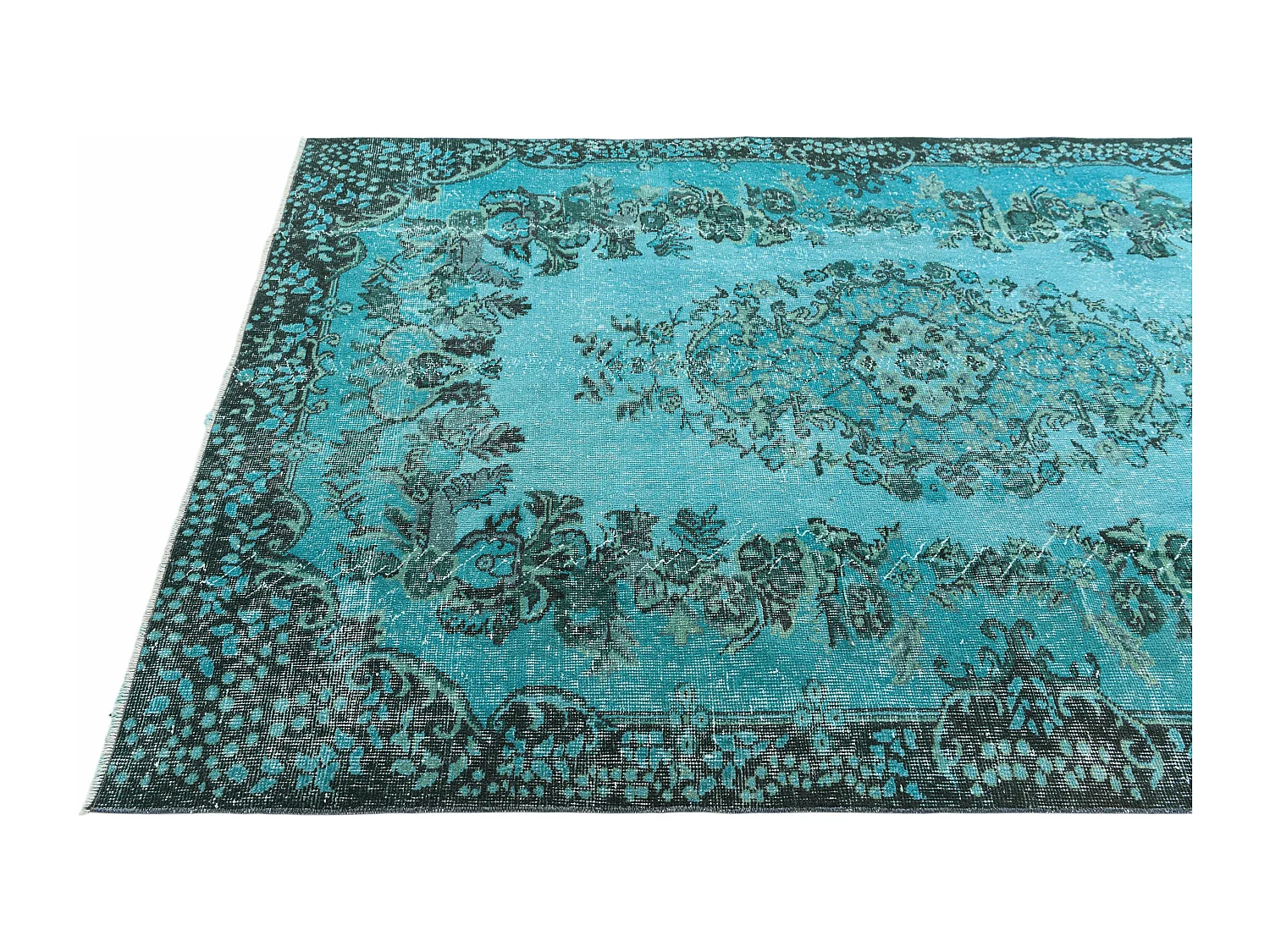 Tapis de laine 165x277 turquoise Ultra Vintage