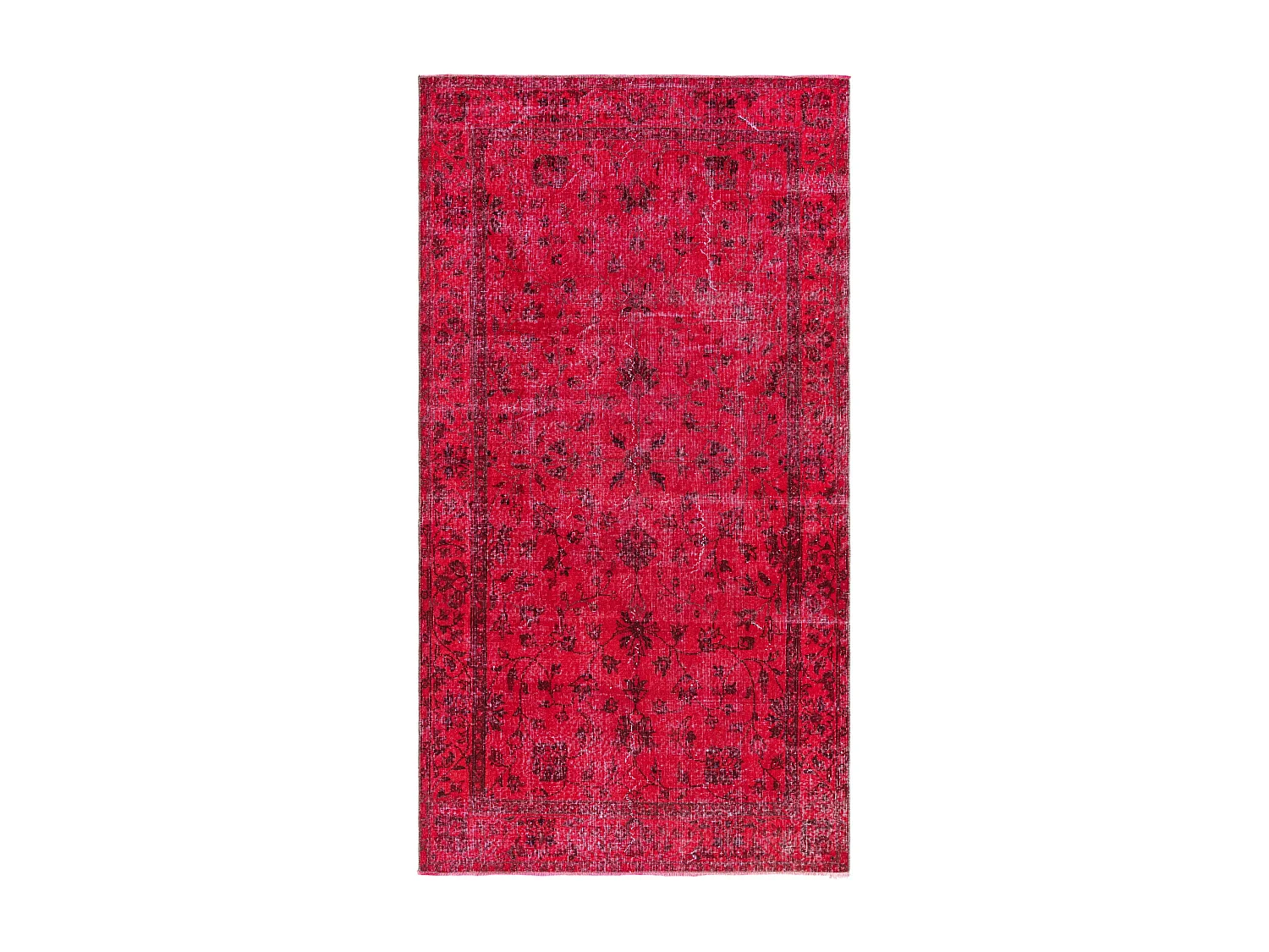 Wollteppich 137x257 Rot Ultra Vintage